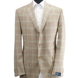 Boglioli NWT Check Loro Piana Silk Blend Blazer